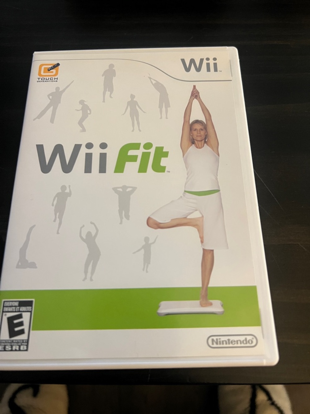 Nintendo Wii Fit - White & Green Balance Game Disc